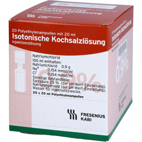 Kochsalzlösung 0,9 % isotonisch PL (20X20 ml)