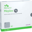 Mepilex AG 10X10cm Schaumverband (5 Stk.)