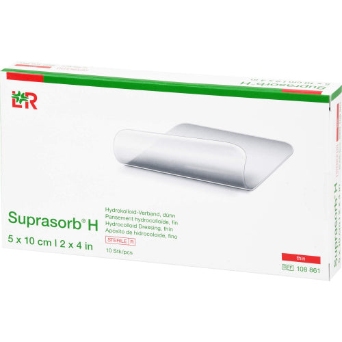 Suprasorb H Dünn 5x10cm (10 Stk.)