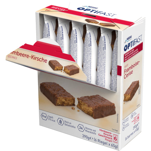 Optifast Riegel Himbeere KI (6X65 g)