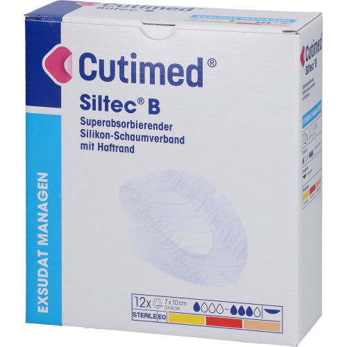 Cutimed Siltec B Oval 10X7 (12 Stk.)