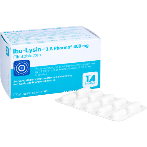 IBU-Lysin 1A Pharma 400 mg (50 stk.)