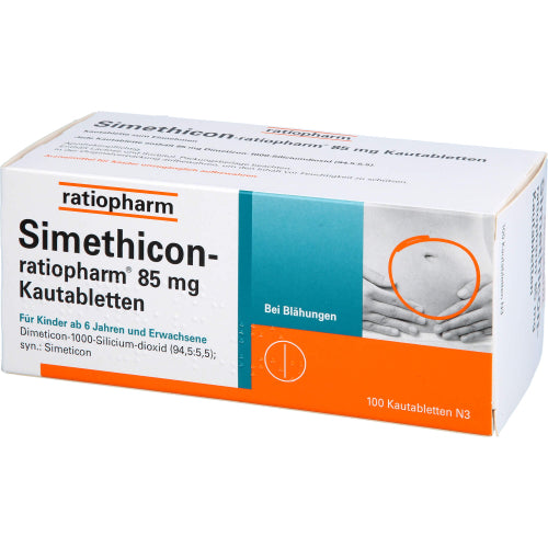 Simethicon-Ratiopharm 85 mg Kautabletten (100 Stk.)