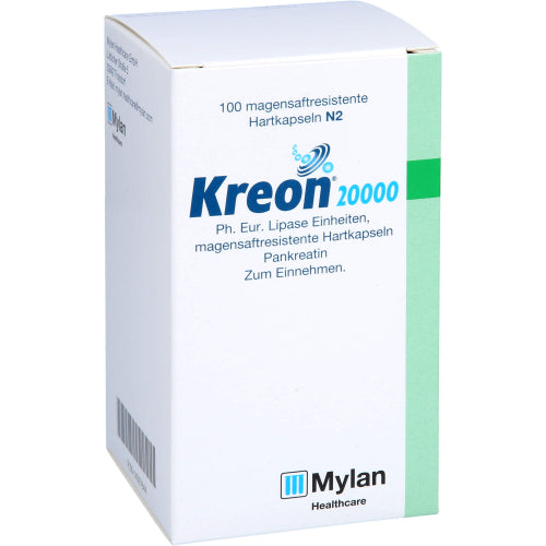 Kreon 20000 Ph.Eur.Lipase Einheiten magensaftresistente Hartkapseln (100 St.Packung)
