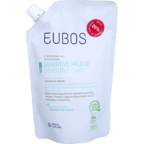 Eubos Sensitive Dusch & Creme Nachfüllbeutel (400 ml)