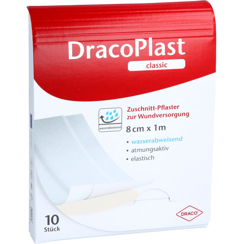 Dracoplast Clas 8cmX1M WEI (1 stk.)