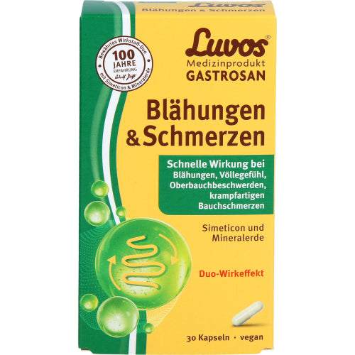Luvos Gastrosan oppustethed og smerter (30 stk.ück)