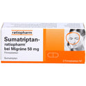 Sumatriptan Ratio MIG 50mg (2 stk.)