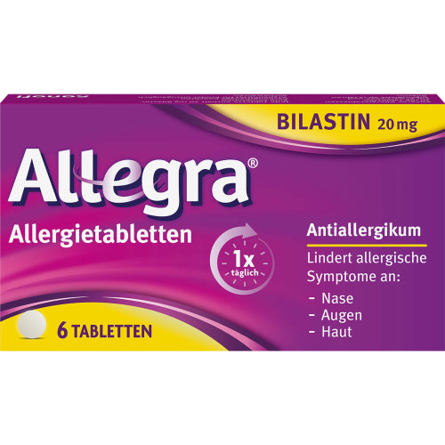 Allegra allergitabletter 20 mg (6 stk.)