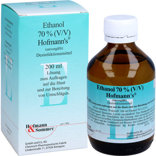 Ethanol 70 % (V/V) Hofmanns (200 ml)