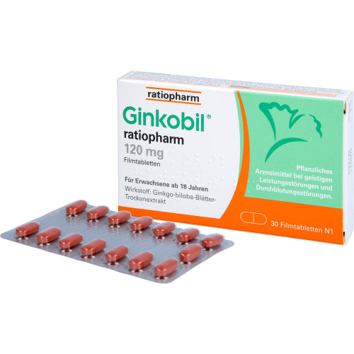 Ginkobil Ratio 120mg FTA (30 St.)