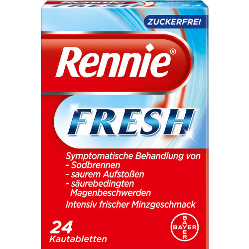 Rennie Fresh Kautabletten (24 Stück)