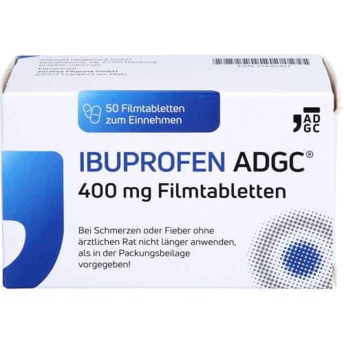 Ibuprofen Adgc 400mg FTA (50 stk.)