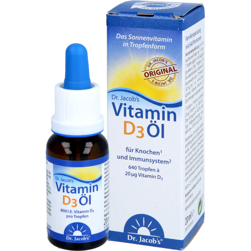 Vitamin D3 Öl Dr. Jacob's (20 ml)