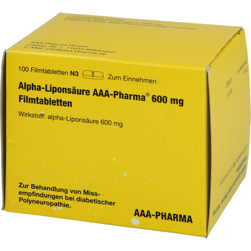 Alpha Liponsyre AAA600mg (100 stk.)