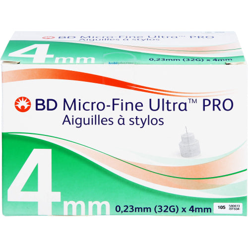 Bd Micro-Fine Ultra Pro Pen-Nåle 4 Mm 32 G (105 stk.ück)