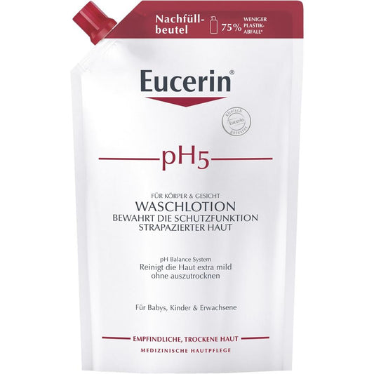 Eucerin pH5 Vaskelotion Genopfyldning Følsom Hud (750 ml)