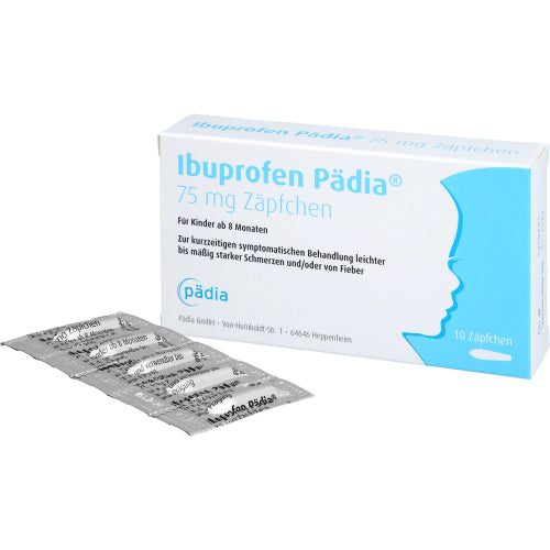 Ibuprofen Paedia 75 mg SUP (10 stk.)