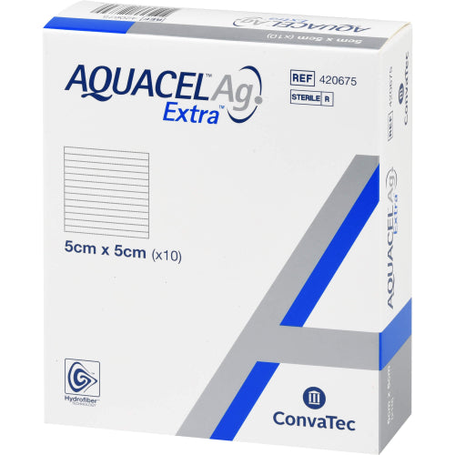 Aquacel AG EXT 5X5cm Komp (10 stk.)