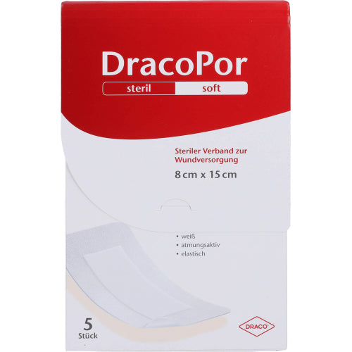 Dracopor Wundv 15X8cm ST (5 Stk.)