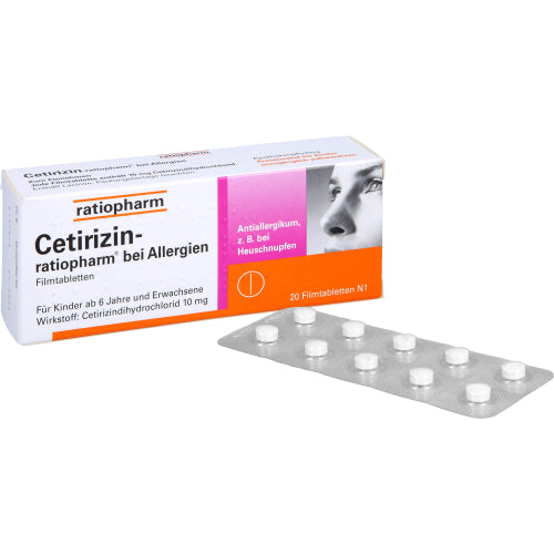 Cetirizin Ratiopharm 10 mg (20 Stk.)