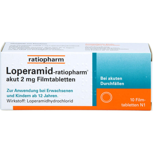 Loperamid Ratio Akut 2 mg (10 Stk.)