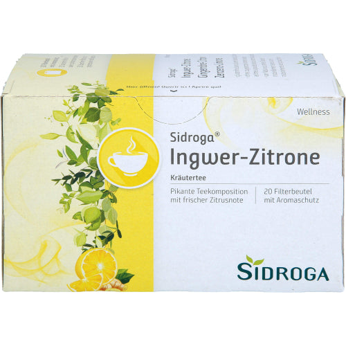 Sidroga Welln Ingefær-Citron (20X2.0 g)