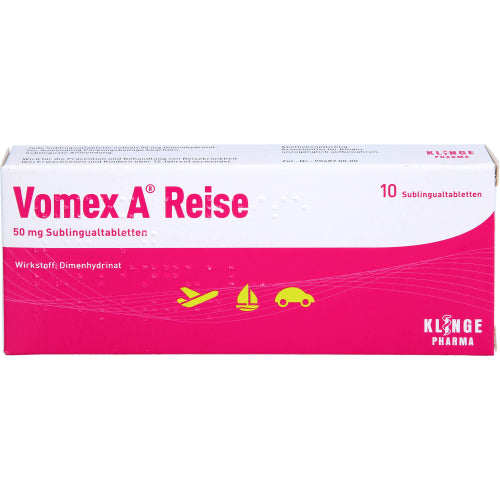 Vomex A Reise 50mg SUT (10 stk.)