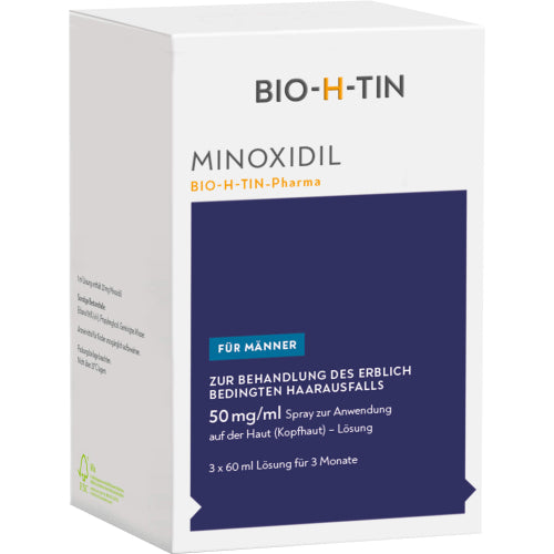 Minoxidil BIO-H-TIN 50 mg/ml (3x60 ml)