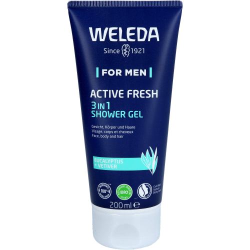 Weleda For Men Active Fresh 3in1 Duschgel (200 ml)