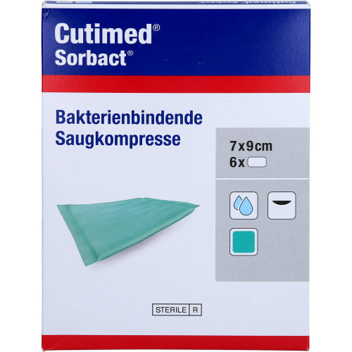 Cutimed Sorbact Absorb 7x9 cm (6 St.)