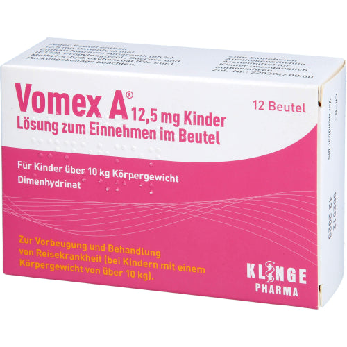Vomex A 12,5 mg Børn BTL (12 stk.)