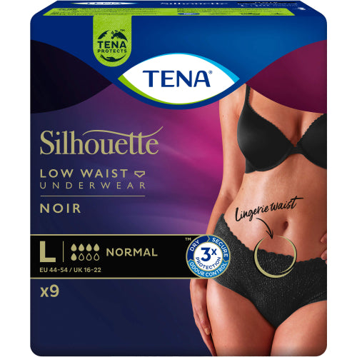 Tena Silhouette Normal Noir L Inkontinenz Pants (9 Stück)