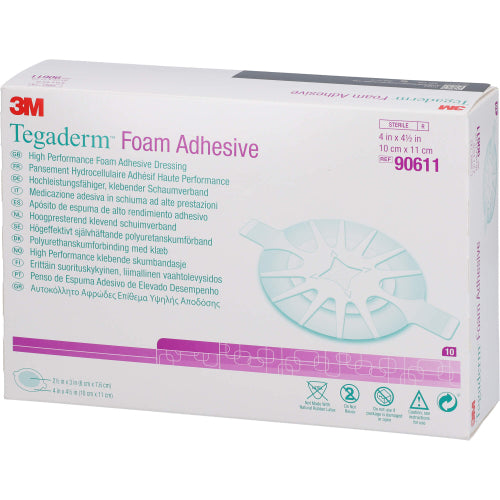 Tegaderm 3M Foam ADH 10X11 (10 stk.)