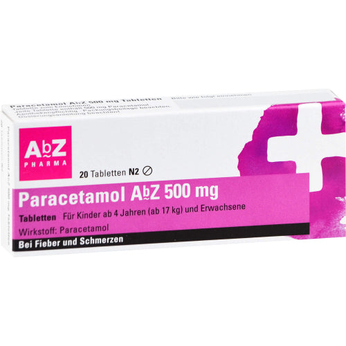 Paracetamol ABZ 500mg Tabl (20 stk.)