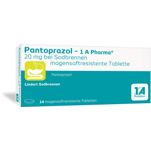 Pantoprazol 1A 20mg B Sodb (14 stk.)