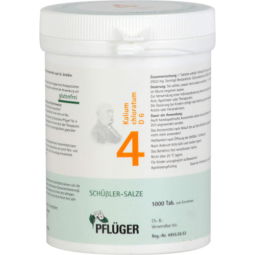 Biochemie 4 KAL Chlora D 6 (1000 Stk.)