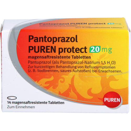 Pantoprazol Puren Protect 20 mg Magensaftresistente Tabletten (14 Stück)