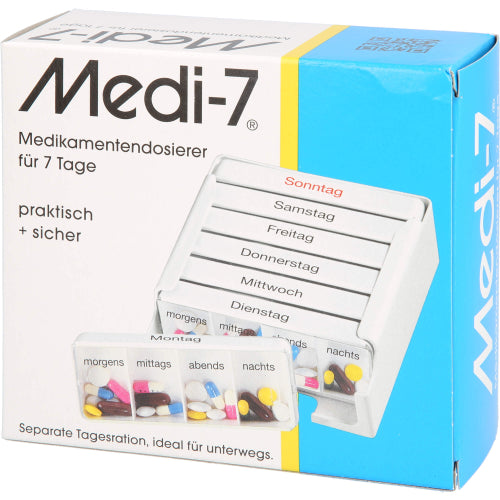Medi 7 Medikamenten-Dosierbox 7T (1 Stk.)