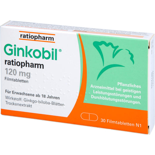 Ginkobil Ratio 120mg FTA (30 St.)