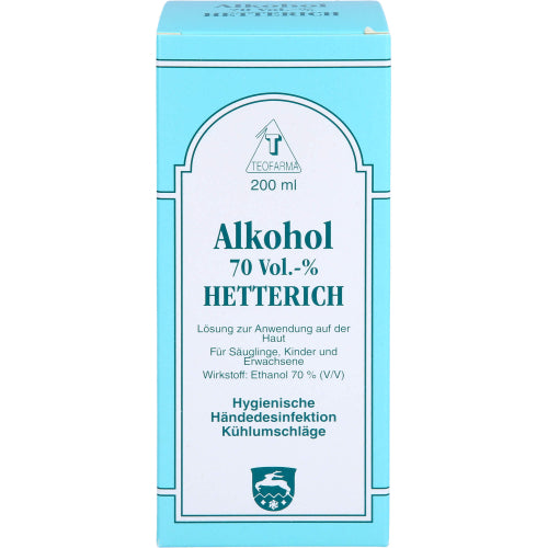 Alkohol 70 VOL % Hetterich (200 ml)