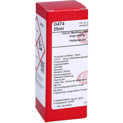 Oleum Menth PIP DOP Rect (25 ml)