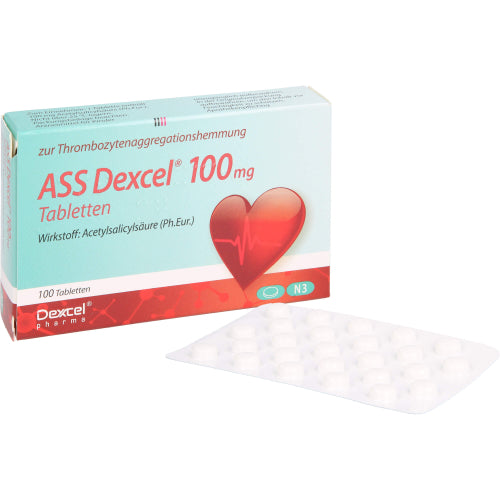ASS Dexcel 100mg tabletter (100 stk.)