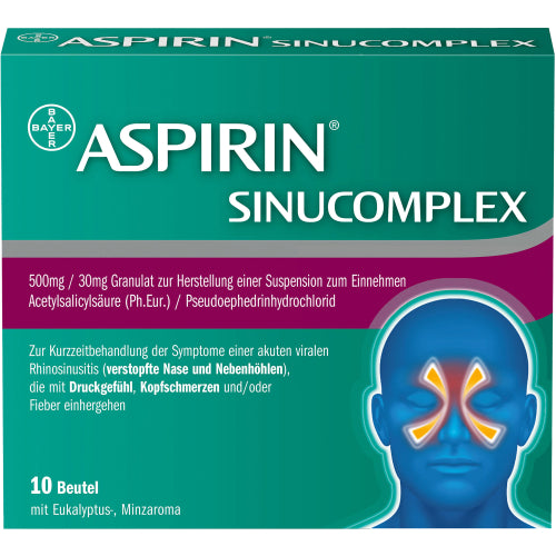 Aspirin Sinucomplex 500/30 (10 stk.)