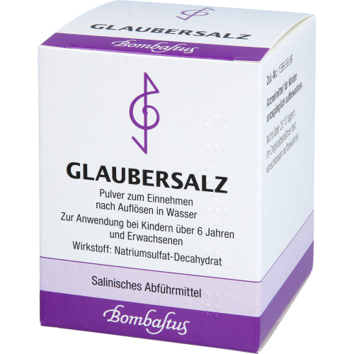Glaubersalz (natriumsulfat) übersetzt ins Dänische ist „Glaubersalte (natriumsulfat)“. (100 g)