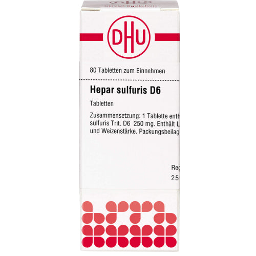 Hepar Sulf D 6 (80 St.)