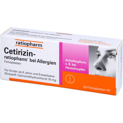 Cetirizin Ratiopharm 10 mg (20 Stk.)
