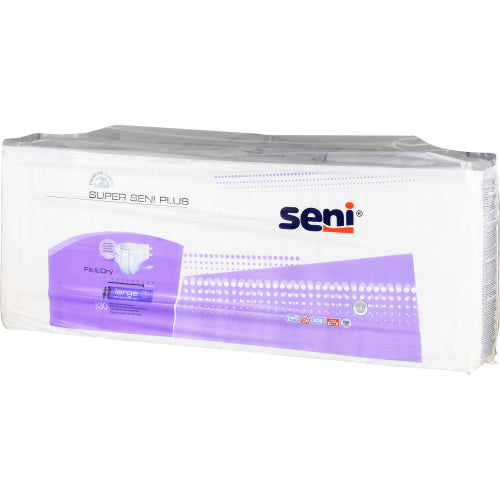 Seni Super Large Plus Windeln für Erwachsene Größe 3 Nacht (30 Stück)
