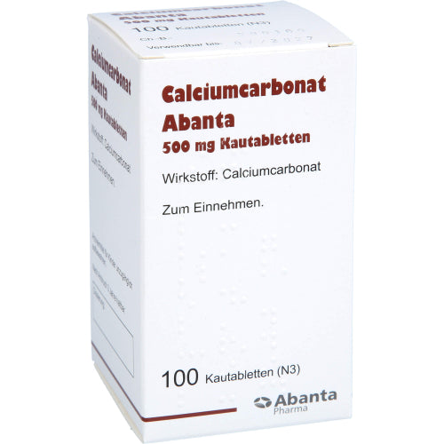 Calciumcarbonat Abanta 500 mg Kautabletten (100 St.)
