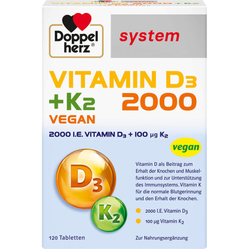 Doppelherz VIT D3 2000+K2S (120 St.)